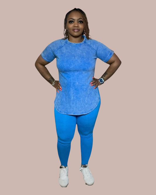 ACID WASH SET (OCEAN BLUE)