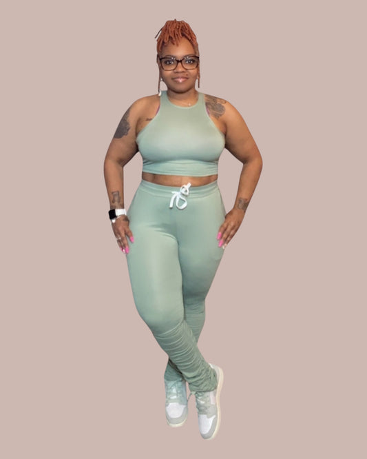 STACKED LEGGING SET (GREEN BAY)