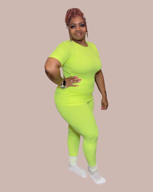 ESSENTIAL BASIC SET (NEON YELLOW)