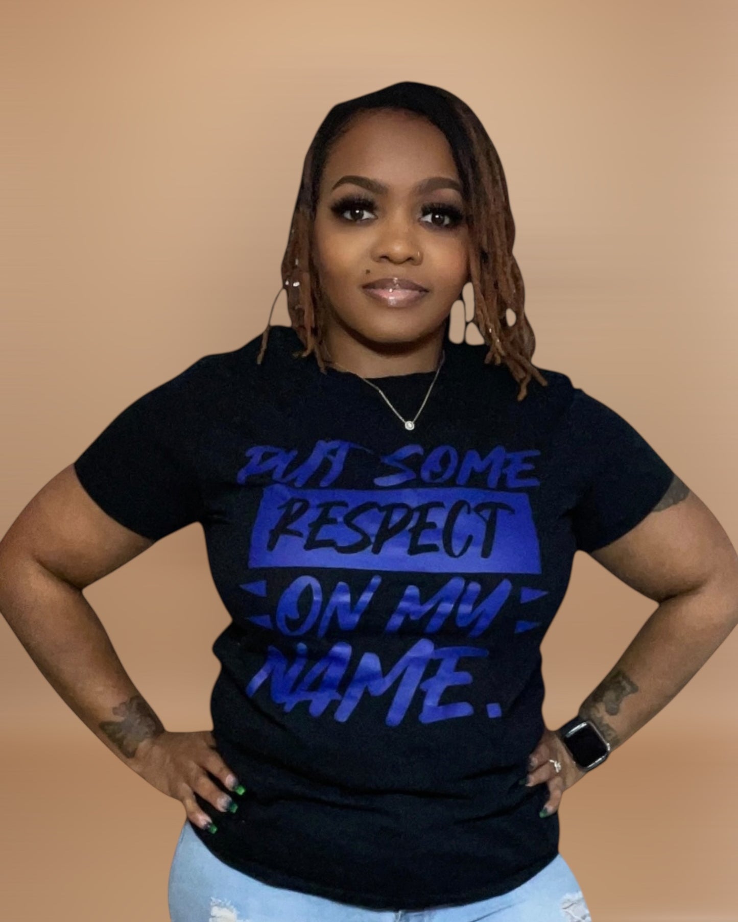 PUT SOME RESPECT ON MY NAME (BLACK/BLUE)