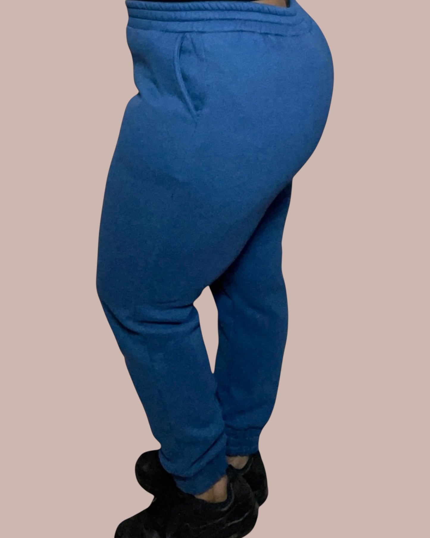 FLEECE JOGGERS (BLUE)