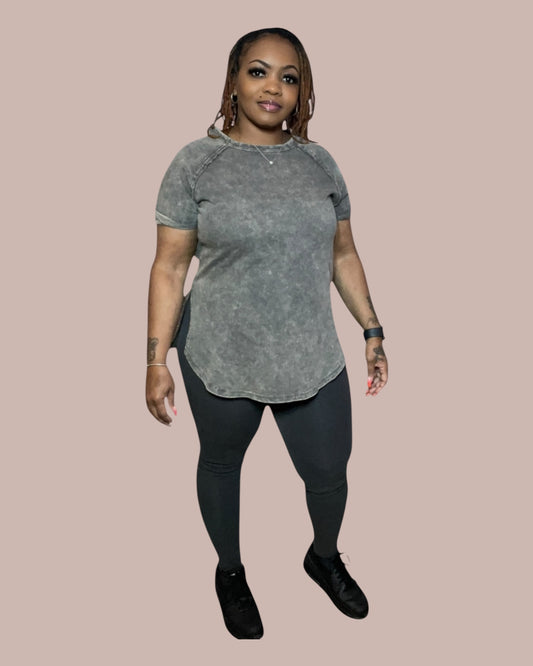 ACID WASH SET (MOCHA GRAY)