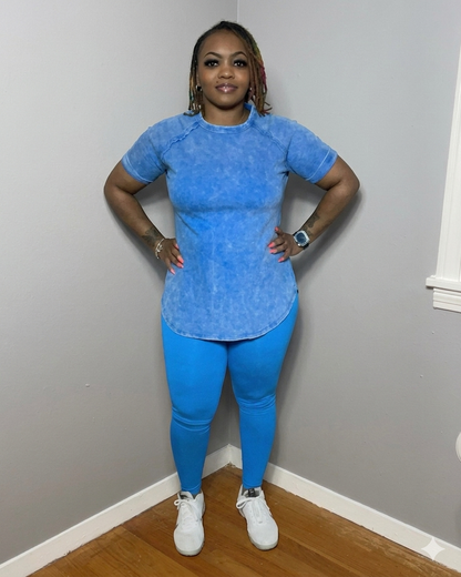 ACID WASH SET (OCEAN BLUE)