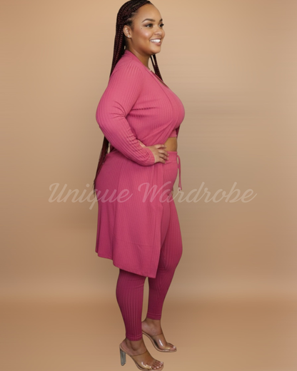 PLUS 3 PIECE CARDIGAN SET