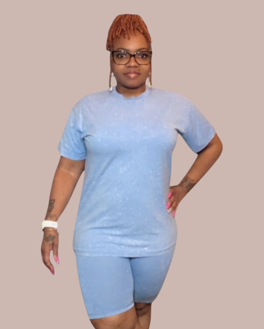 EASY BREEZY SET (DENIM BLUE)