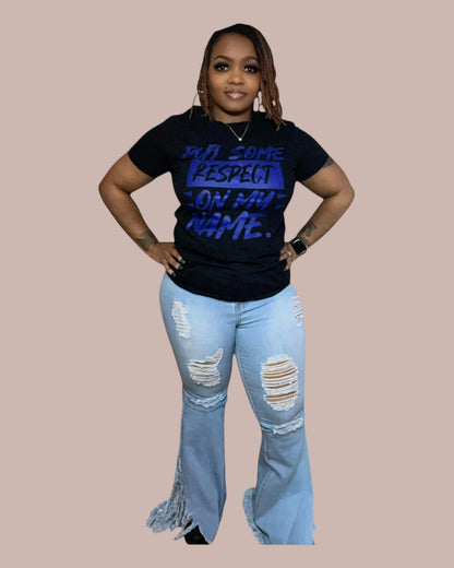 PUT SOME RESPECT ON MY NAME (BLACK/BLUE)