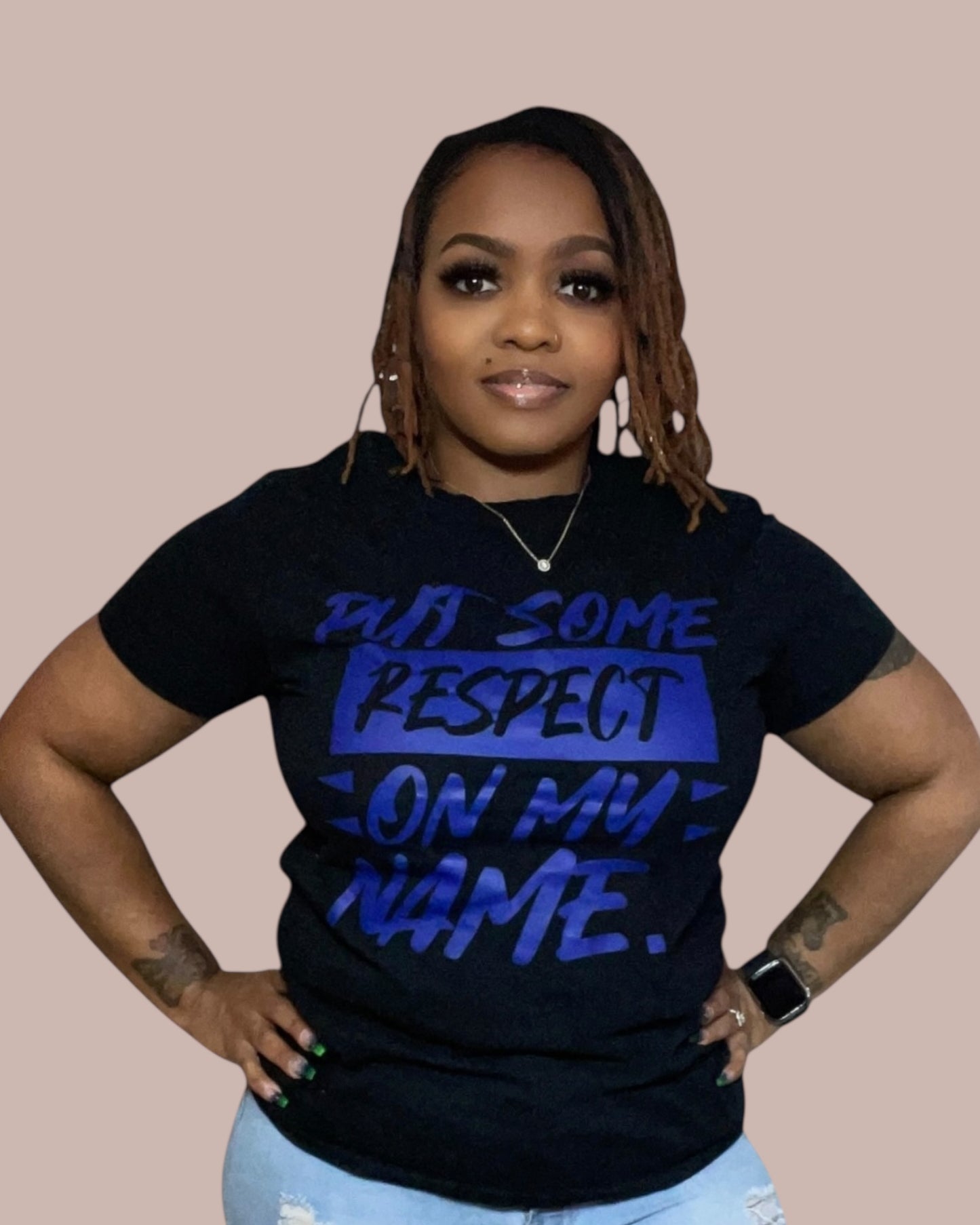 PUT SOME RESPECT ON MY NAME (BLACK/BLUE)