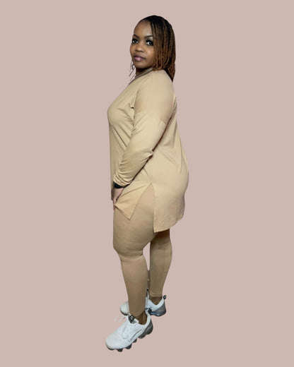 FALL LEGGING SET (DK BRUSH)