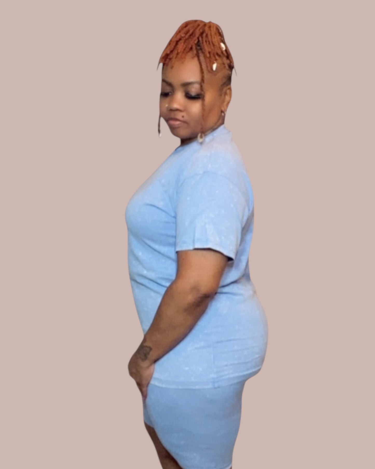 EASY BREEZY SET (DENIM BLUE)