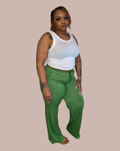 BELLA EVERYDAY PANTS (FOREST)
