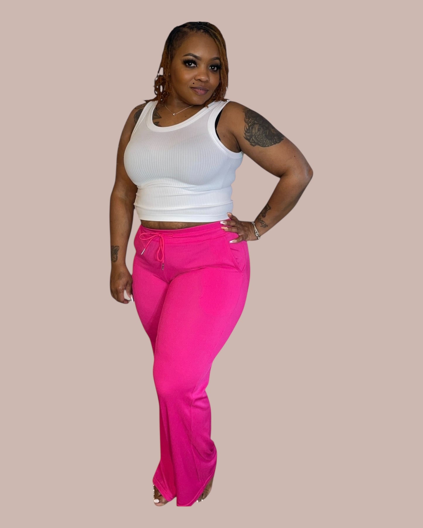 BELLA EVERYDAY PANTS (V.FUCHSIA)