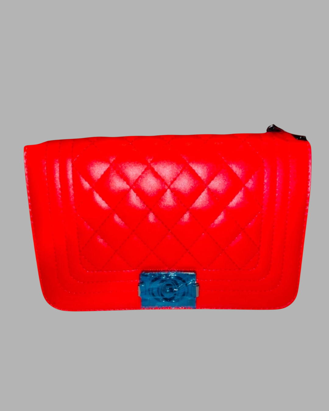 STITCHED CROSSBODY HANDBAG (RED)