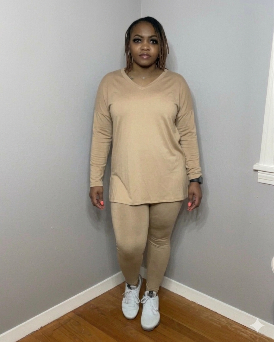 FALL LEGGING SET (DK BRUSH)