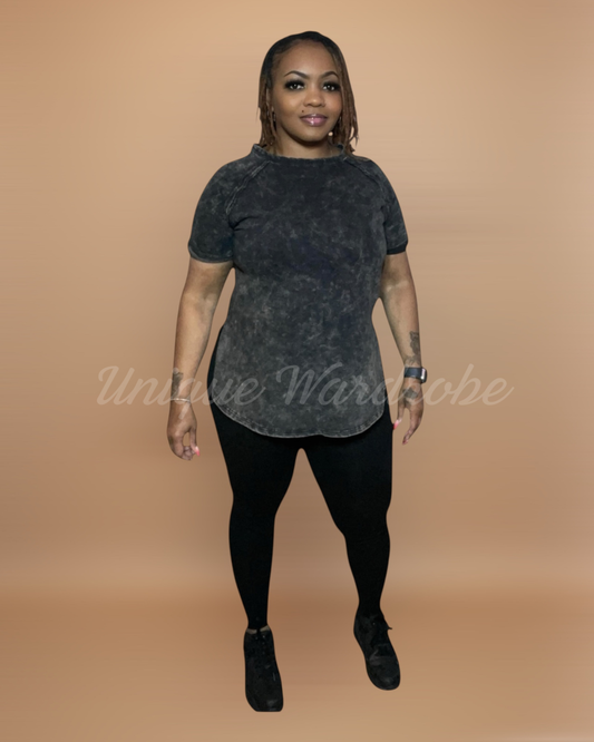 ACID WASH SET (BLACK)