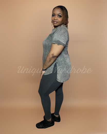 ACID WASH SET (MOCHA GRAY)