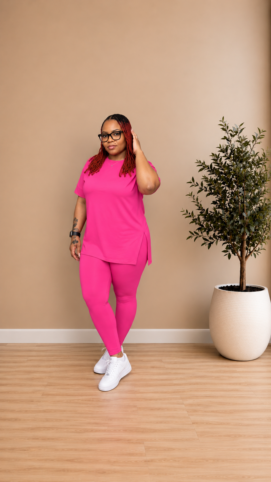 COMFY BRUNCH SET (NEON PINK)
