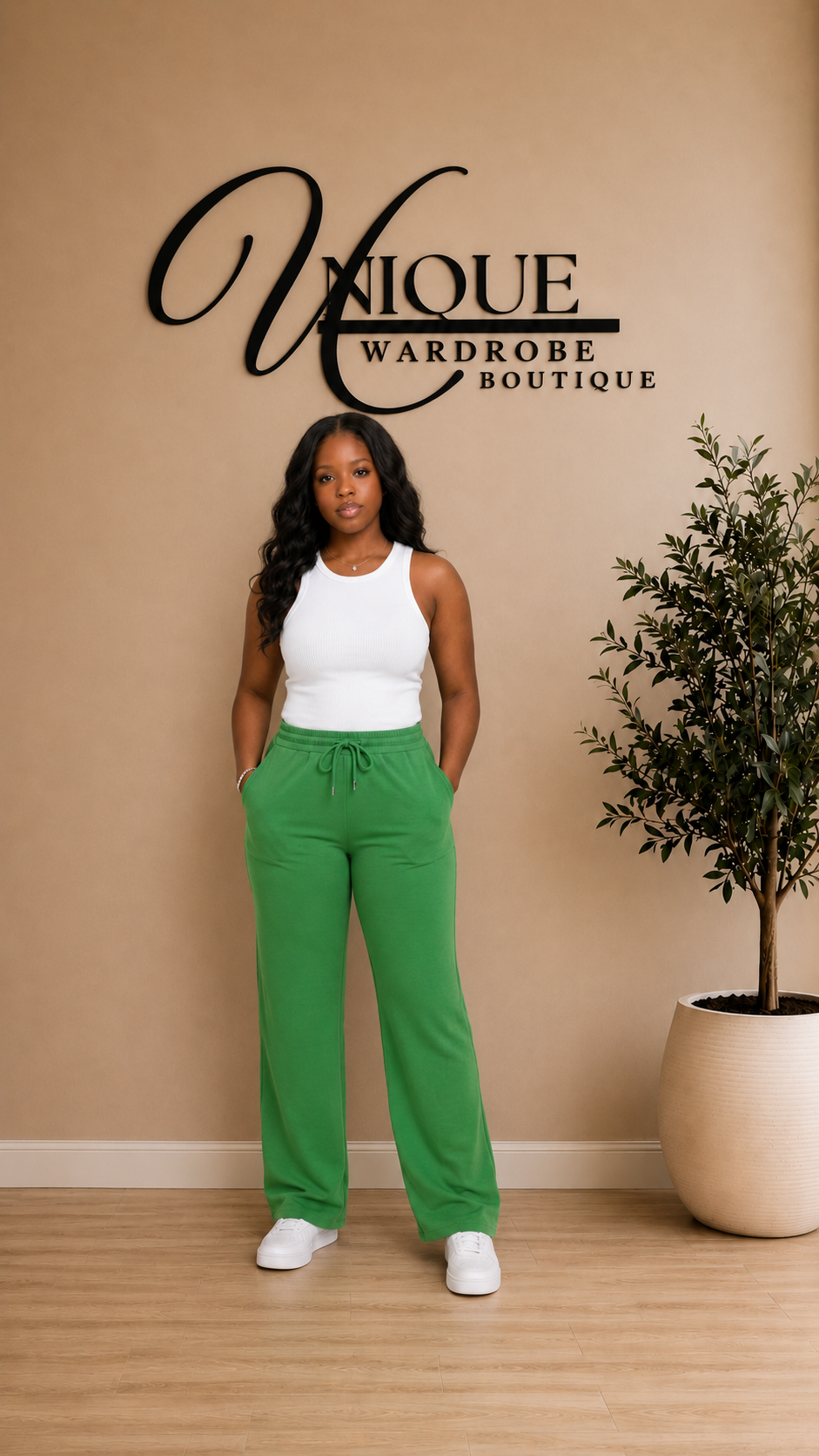 BELLA EVERYDAY PANTS (FOREST)
