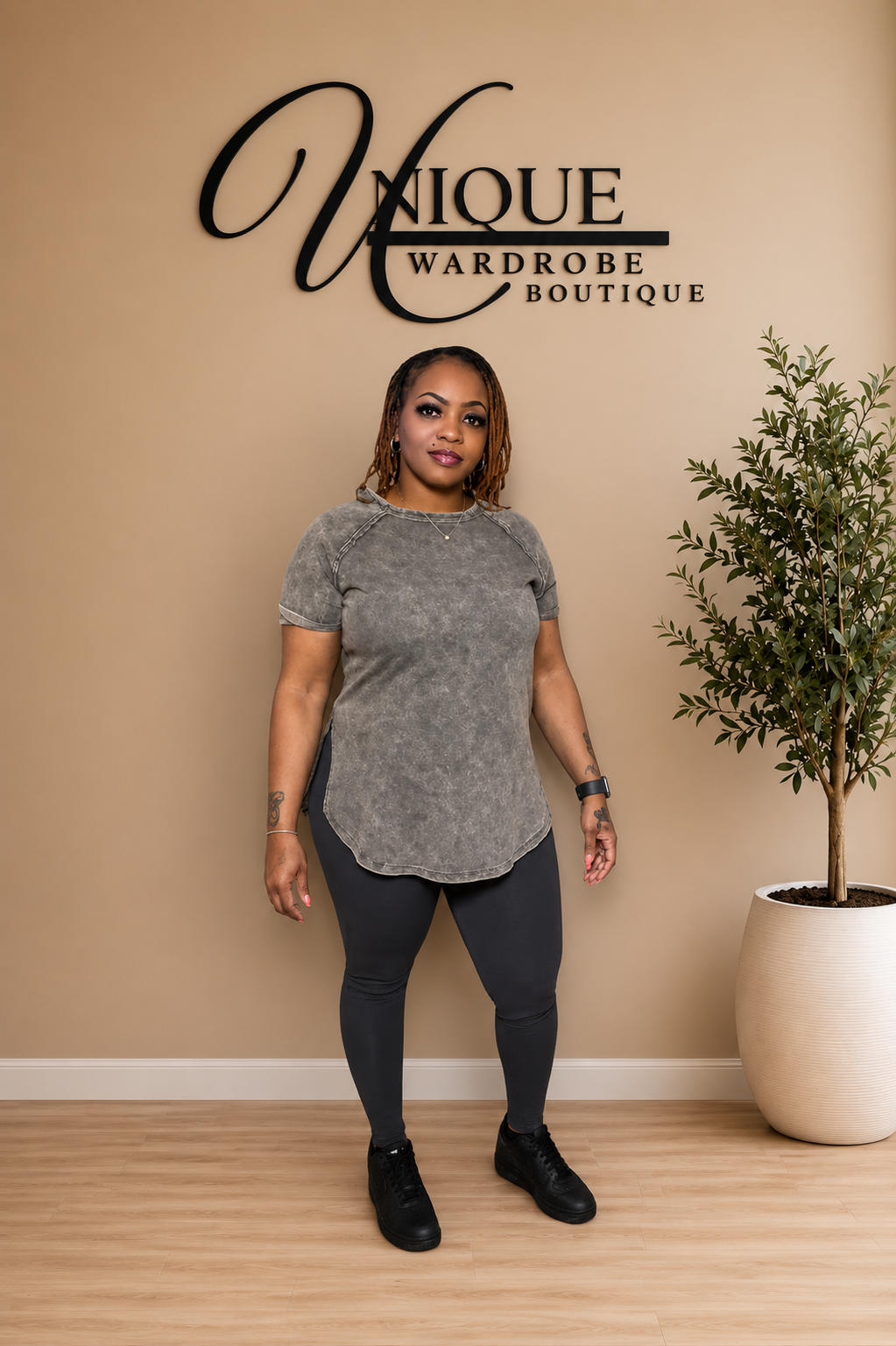 ACID WASH SET (MOCHA GRAY)