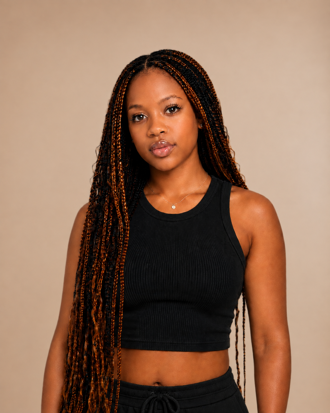 RIBBED CROP TANK