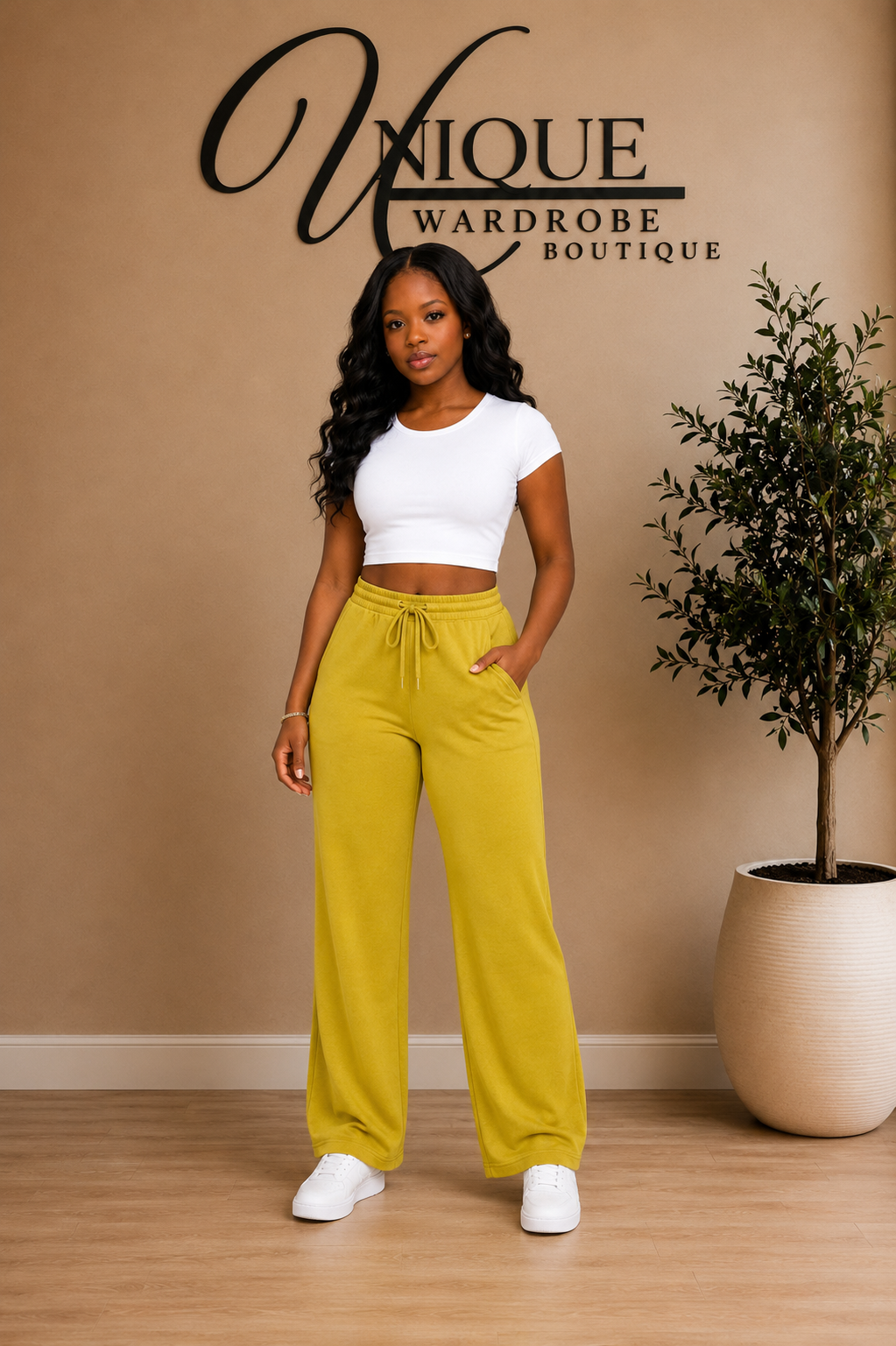 BELLA EVERYDAY PANTS (LEMON GINGER)