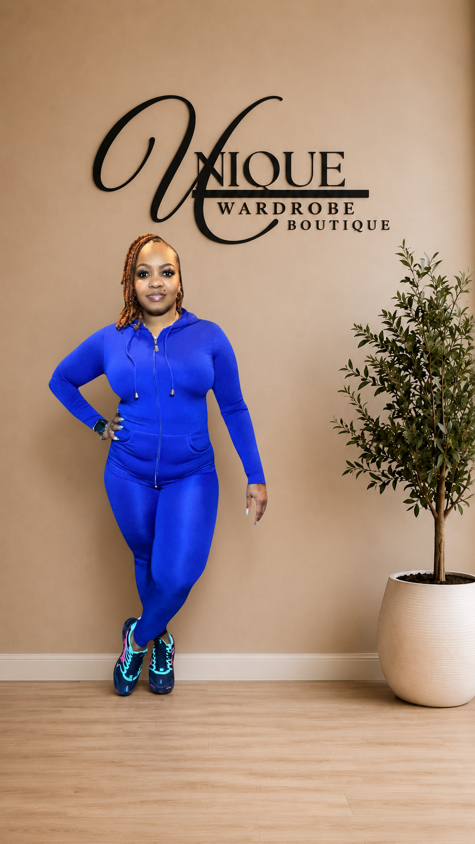 TRACK ME SET(ROYAL BLUE)
