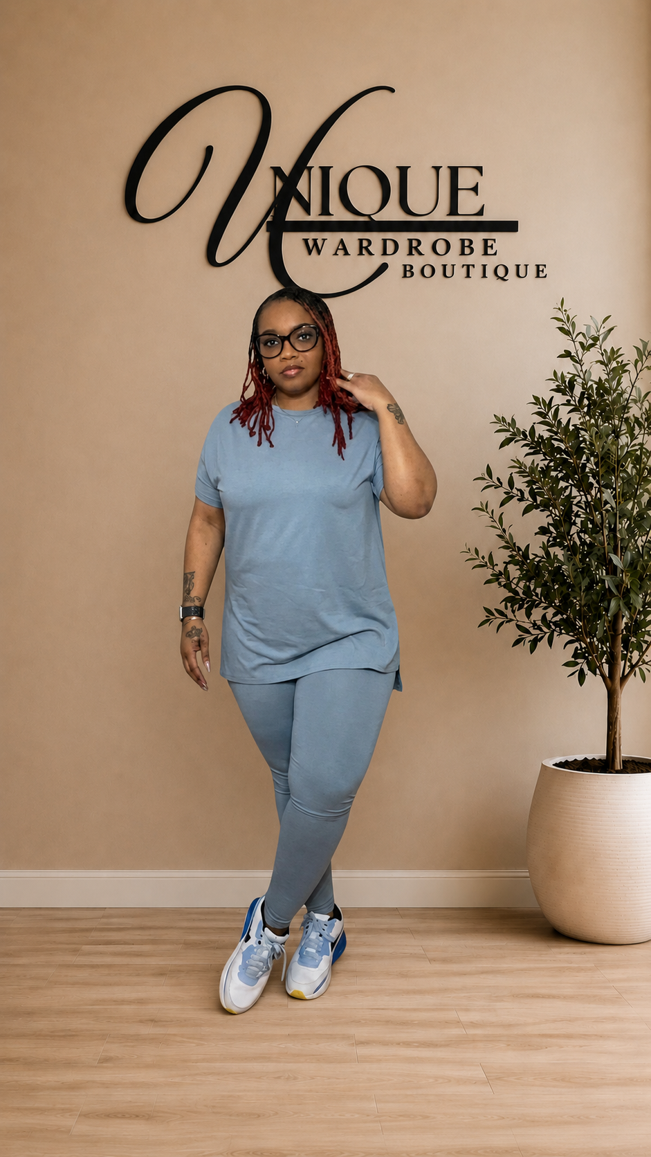 COMFY BRUNCH SET (BLUE GREY)