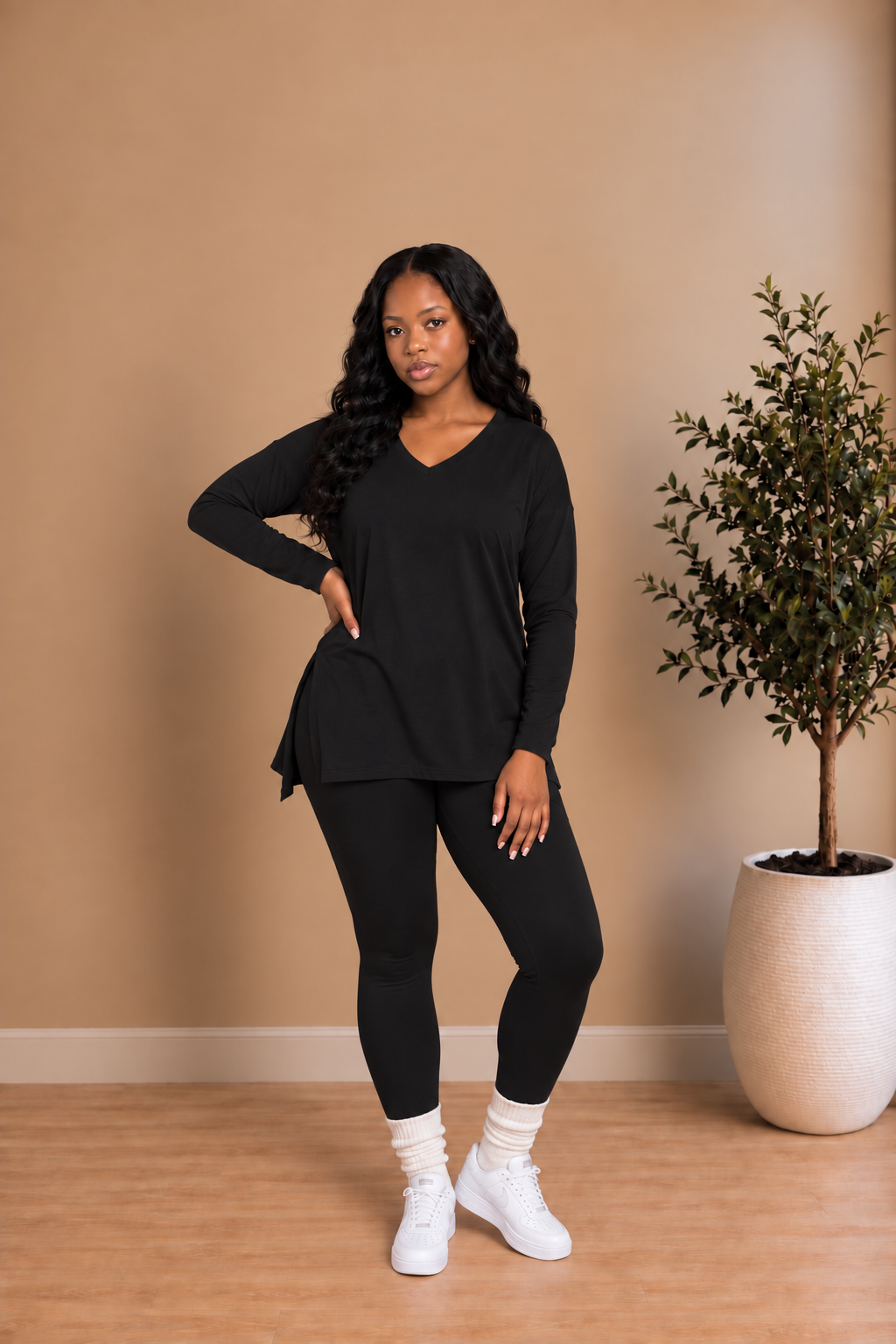 FALL LEGGING SET (BLACK)