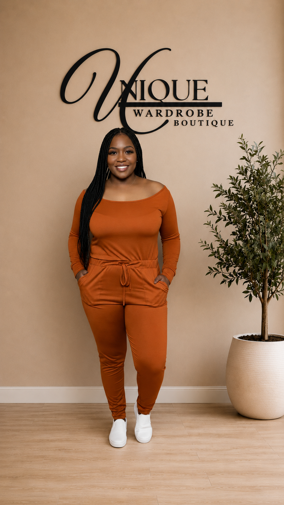 ON THE GO JUMPSUIT (MANGO)