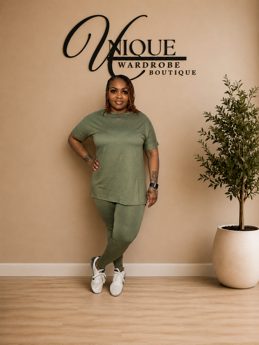 COMFY BRUNCH SET (LT. OLIVE)